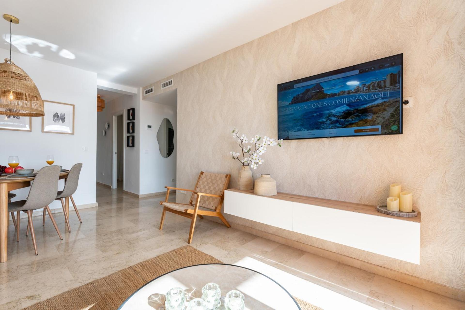 Horizon Del Mar, 2Bd Terrace, Sea View & Pool & Parking Apartment เบนัลมาเดนา ภายนอก รูปภาพ